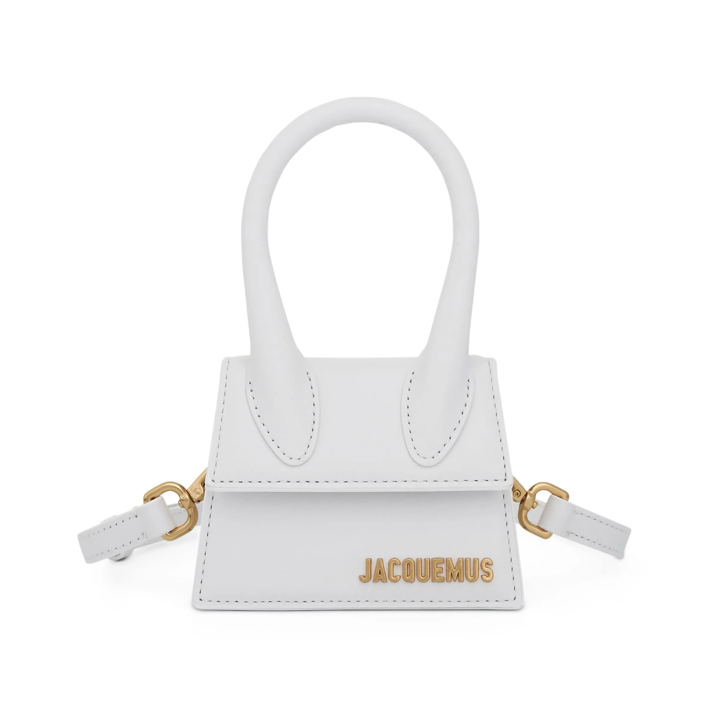 Le Chiquito Mini Leather Bag in White