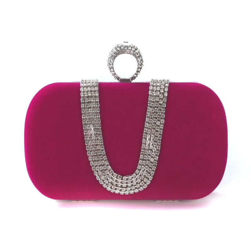 Luxurious party bag with diamonds