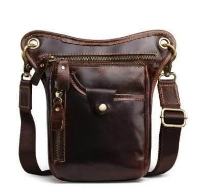 Men's Shoulder Messenger Leather Bag