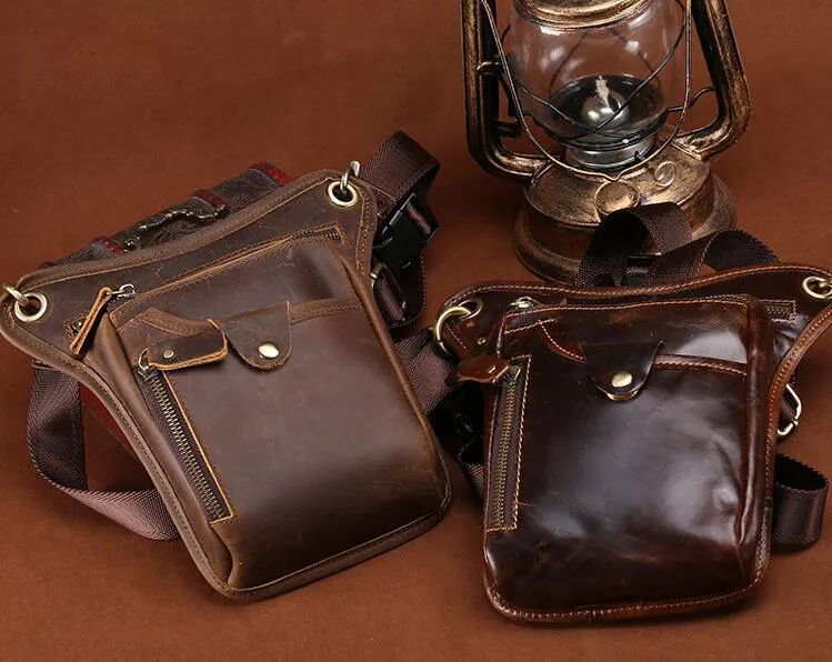 Men's Shoulder Messenger Leather Bag