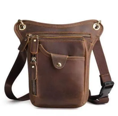 Men's Shoulder Messenger Leather Bag