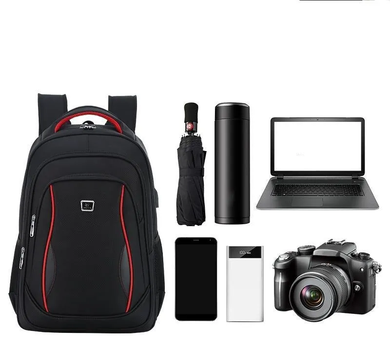 Men's Waterpoof USB Charging Oxford Laptop Backpack