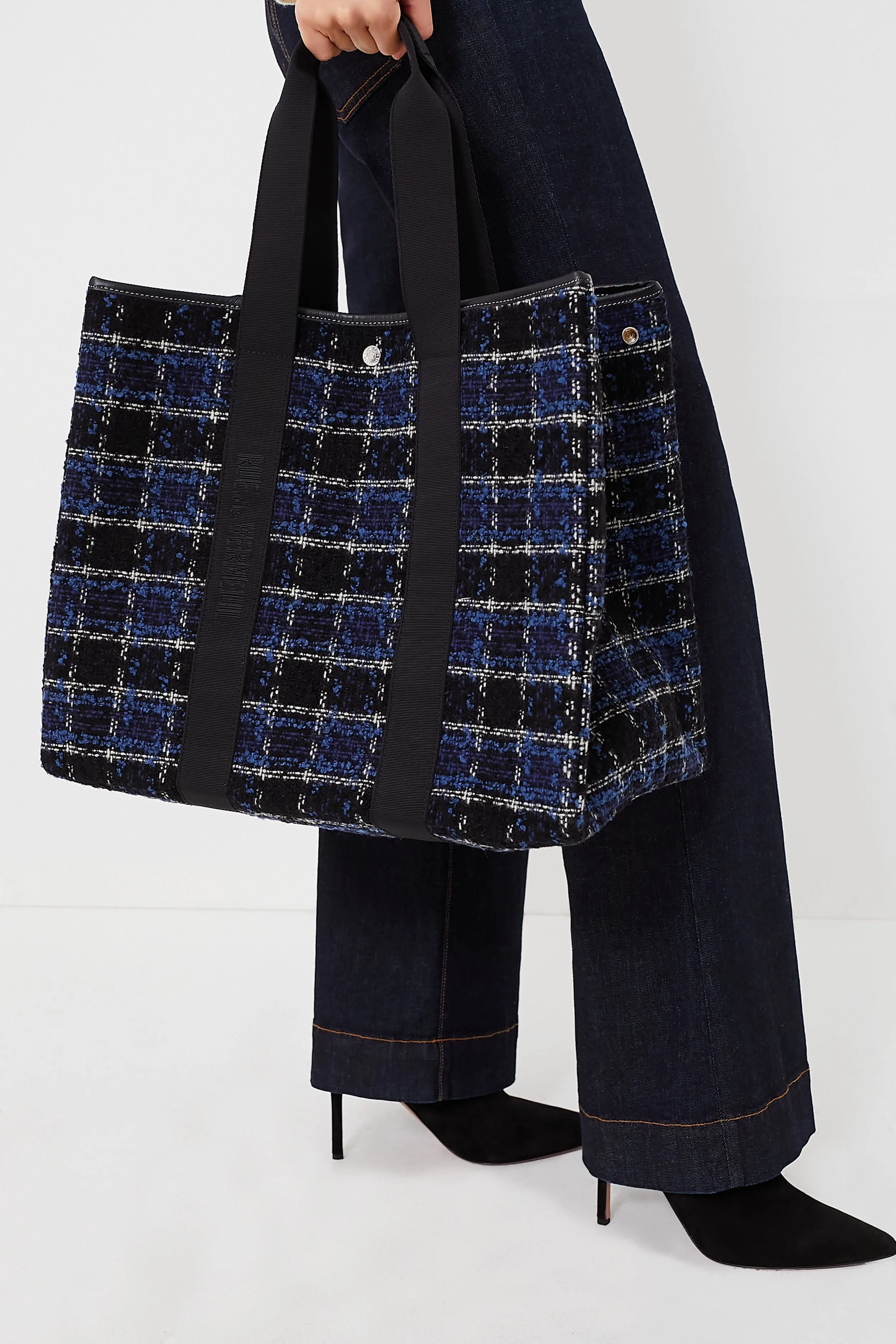 Midnight Tweed Traversee L Tote