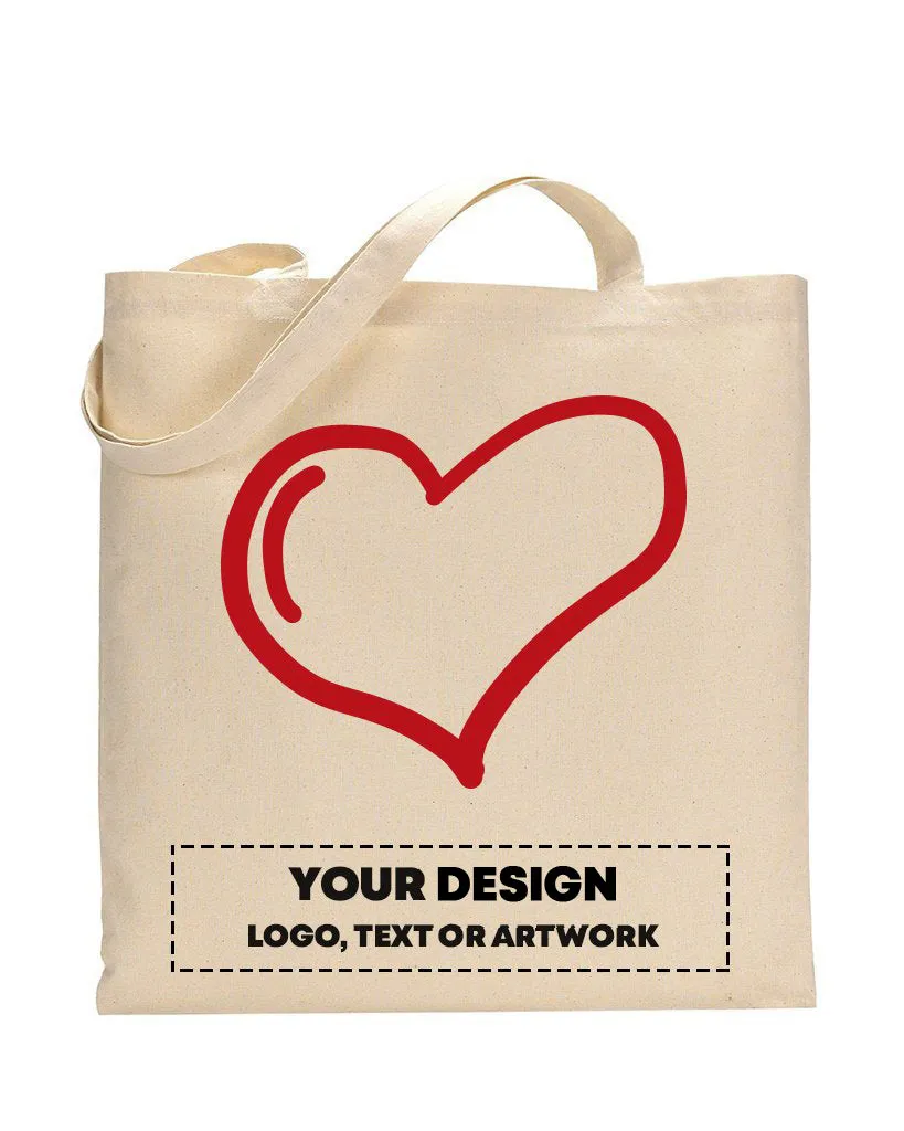 Minimal Love Bag - Valentine's Tote Bag