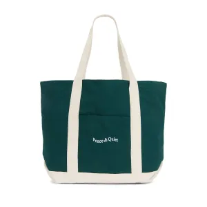 Museum Of Peace & Quiet Wordmark Boat Tote Pine