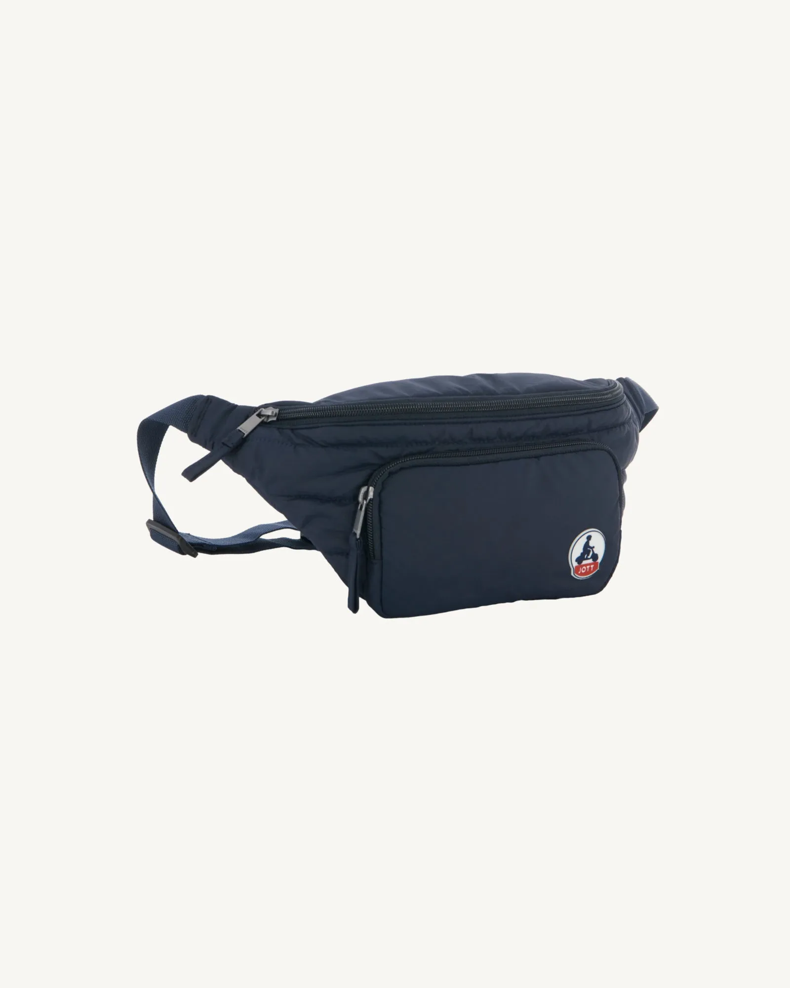 Navy Dena bi-fabric waistbag