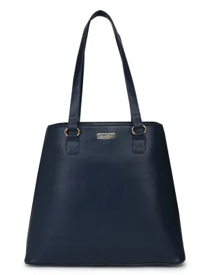 Navy Tassle Tote Bag