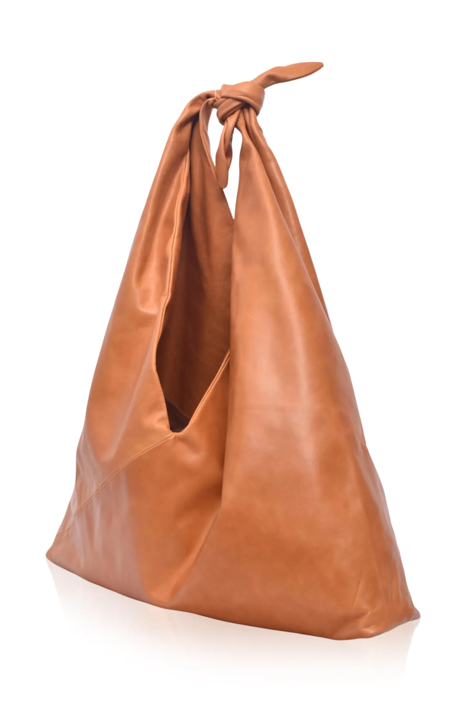 Nudo Knotted Leather Shoulder Bag