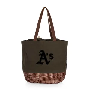 Oakland Athletics - Coronado Canvas and Willow Basket Tote