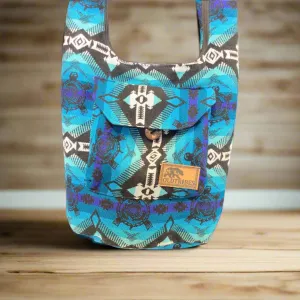 OLDTRIBES™ Turquoise and Blue Crossbody Bag