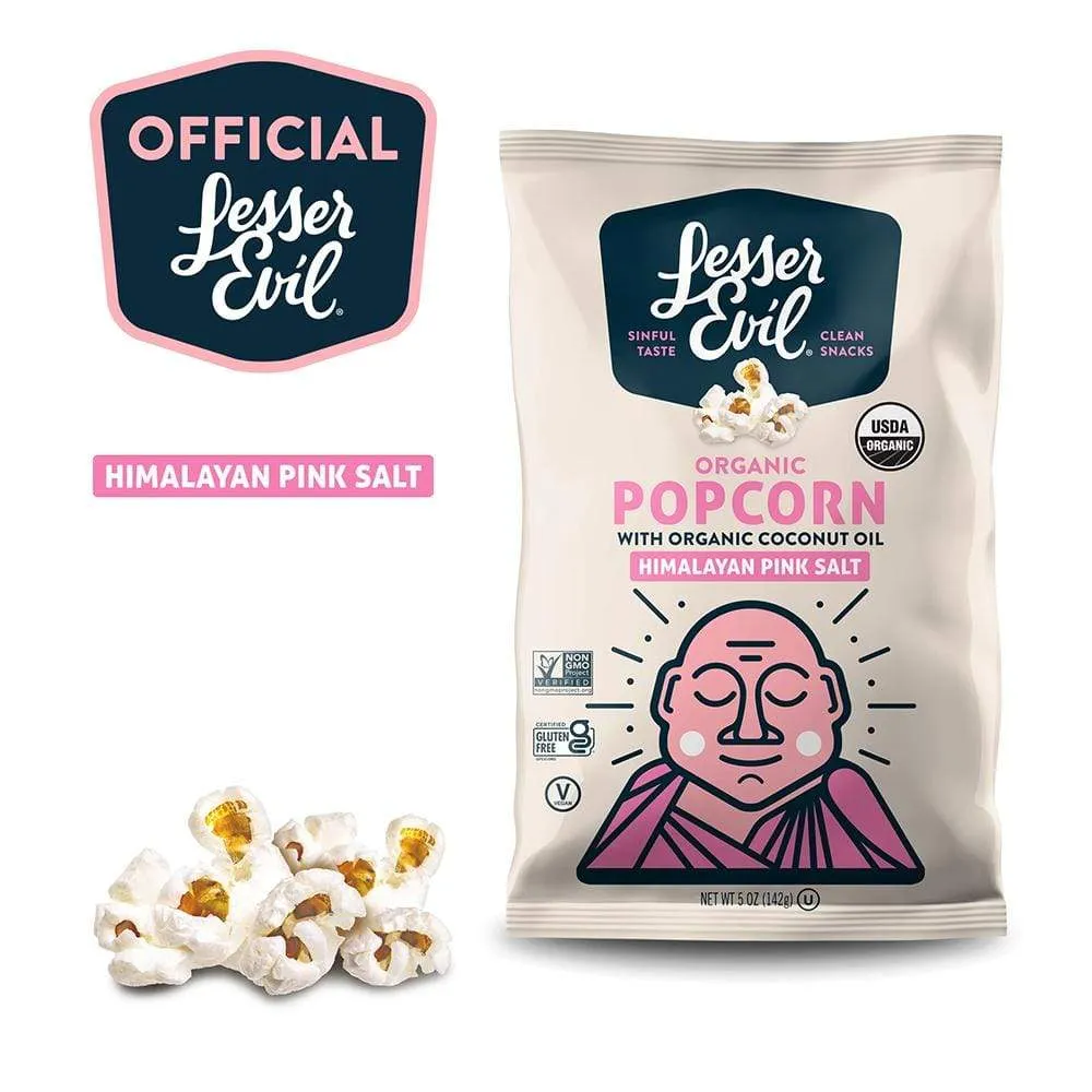 Organic Popcorn Himalayan Pink Salt