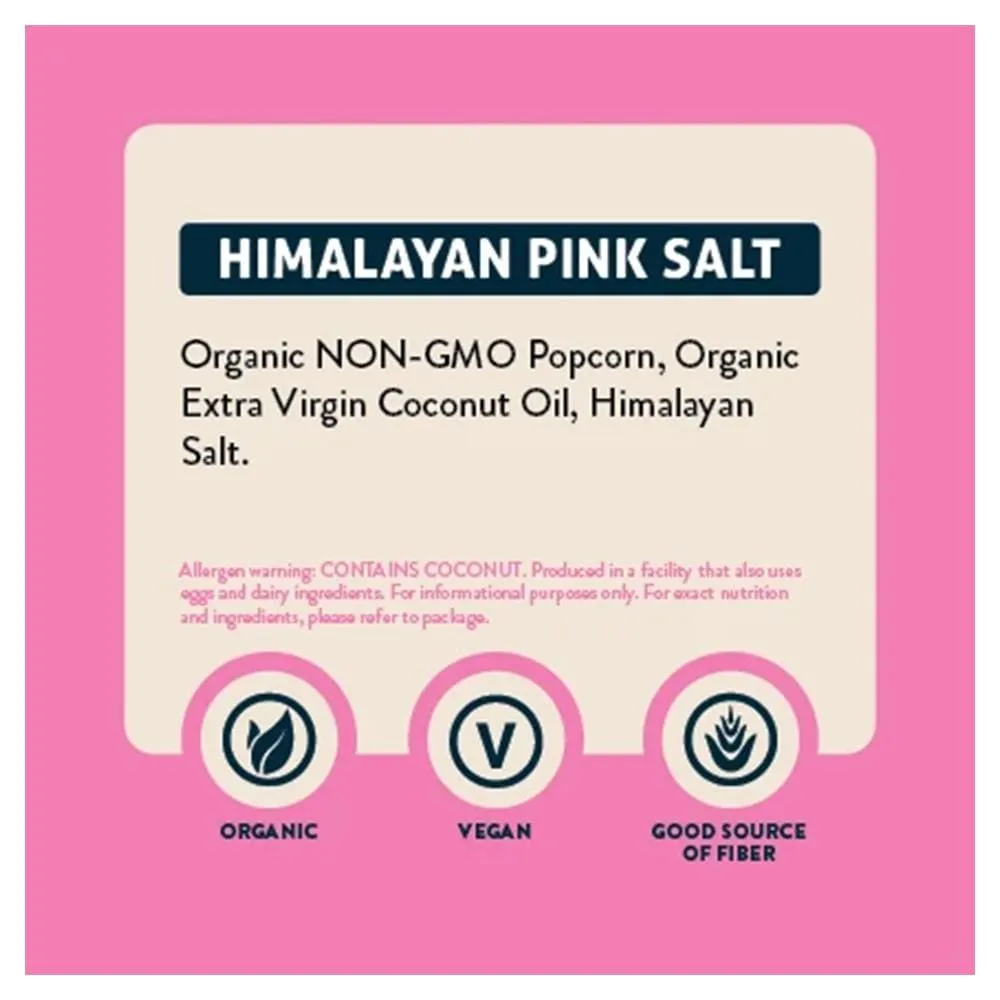 Organic Popcorn Himalayan Pink Salt