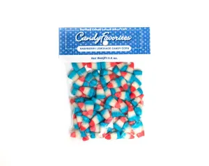 Patriotic Raspberry Lemonade Candy Corn 5.5 Ounce Peg Bags - 6 / Box