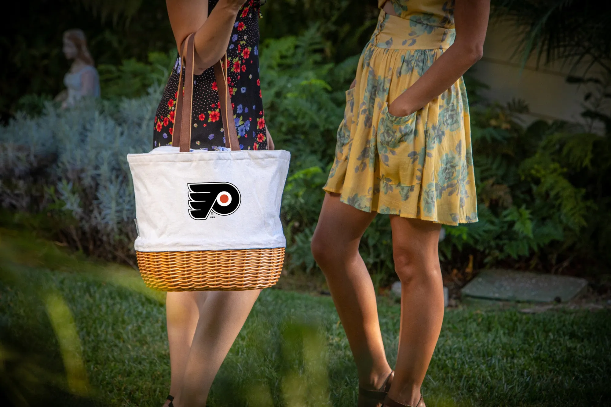 Philadelphia Flyers - Coronado Canvas and Willow Basket Tote