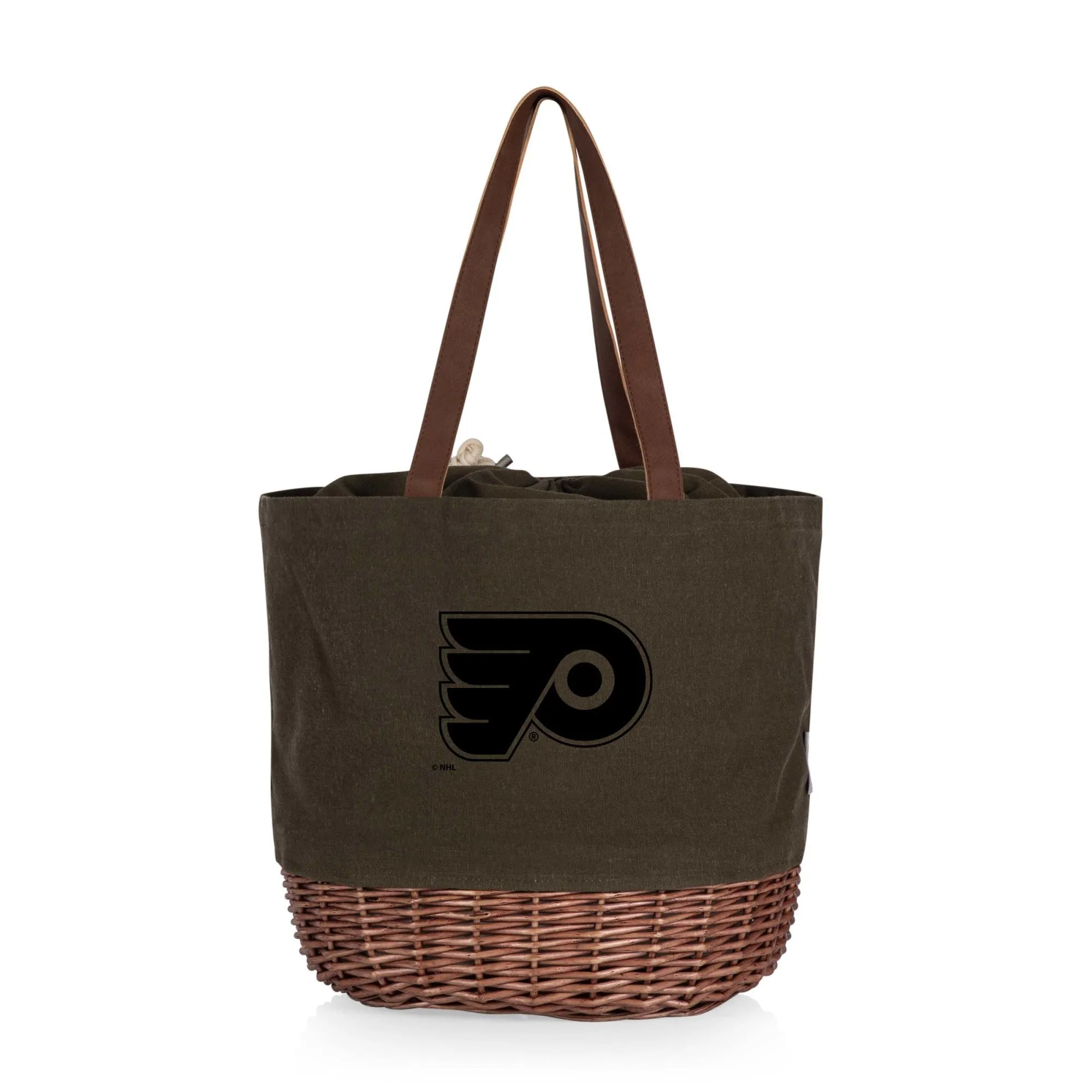 Philadelphia Flyers - Coronado Canvas and Willow Basket Tote