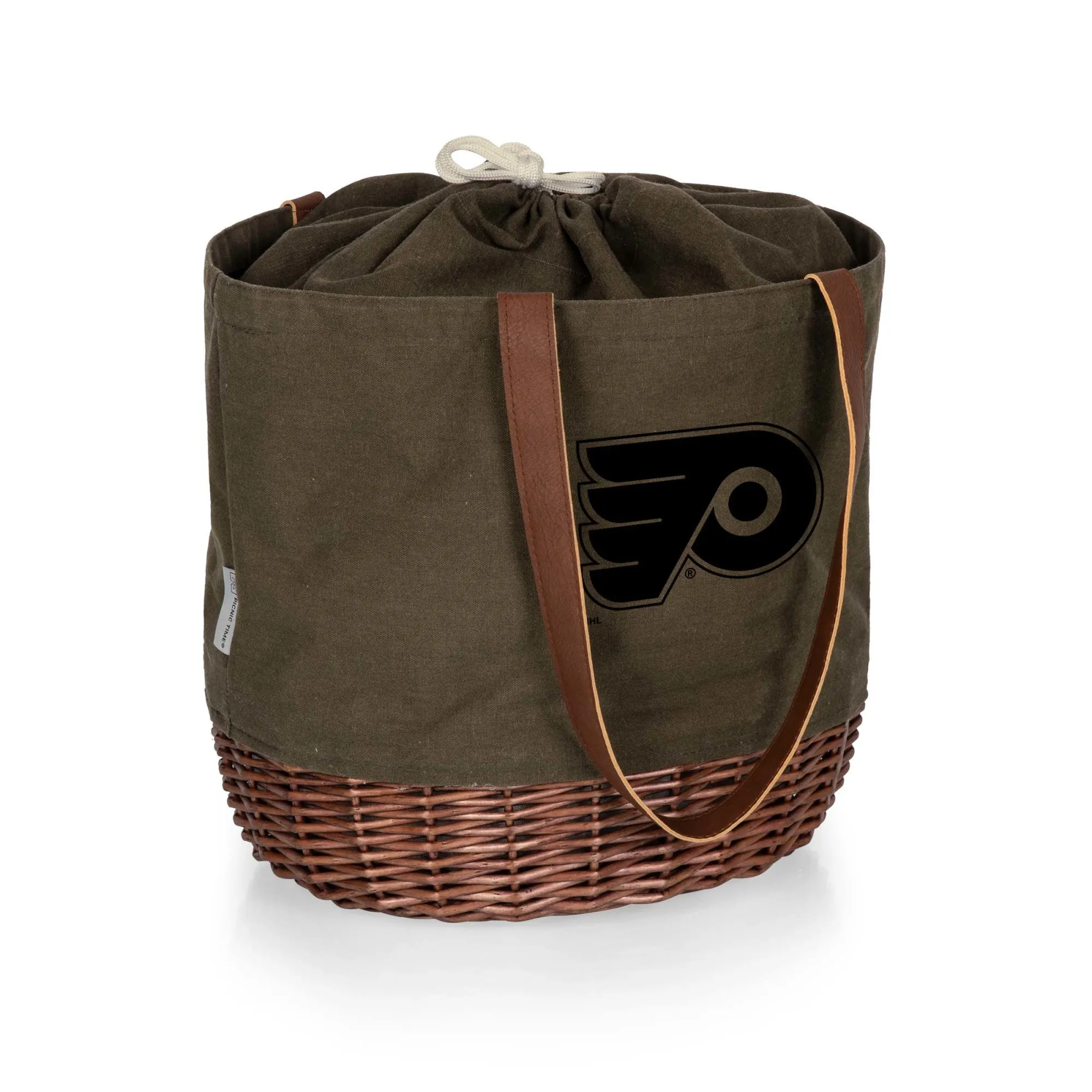 Philadelphia Flyers - Coronado Canvas and Willow Basket Tote