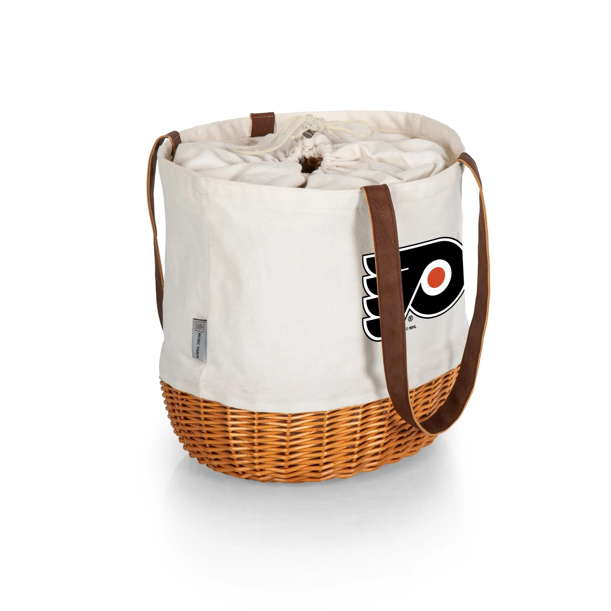 Philadelphia Flyers - Coronado Canvas and Willow Basket Tote