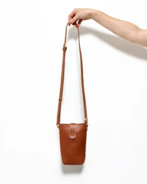 POPPIT 2 WAYS Pouch by Byrd Studio - Toffee Tan Leather