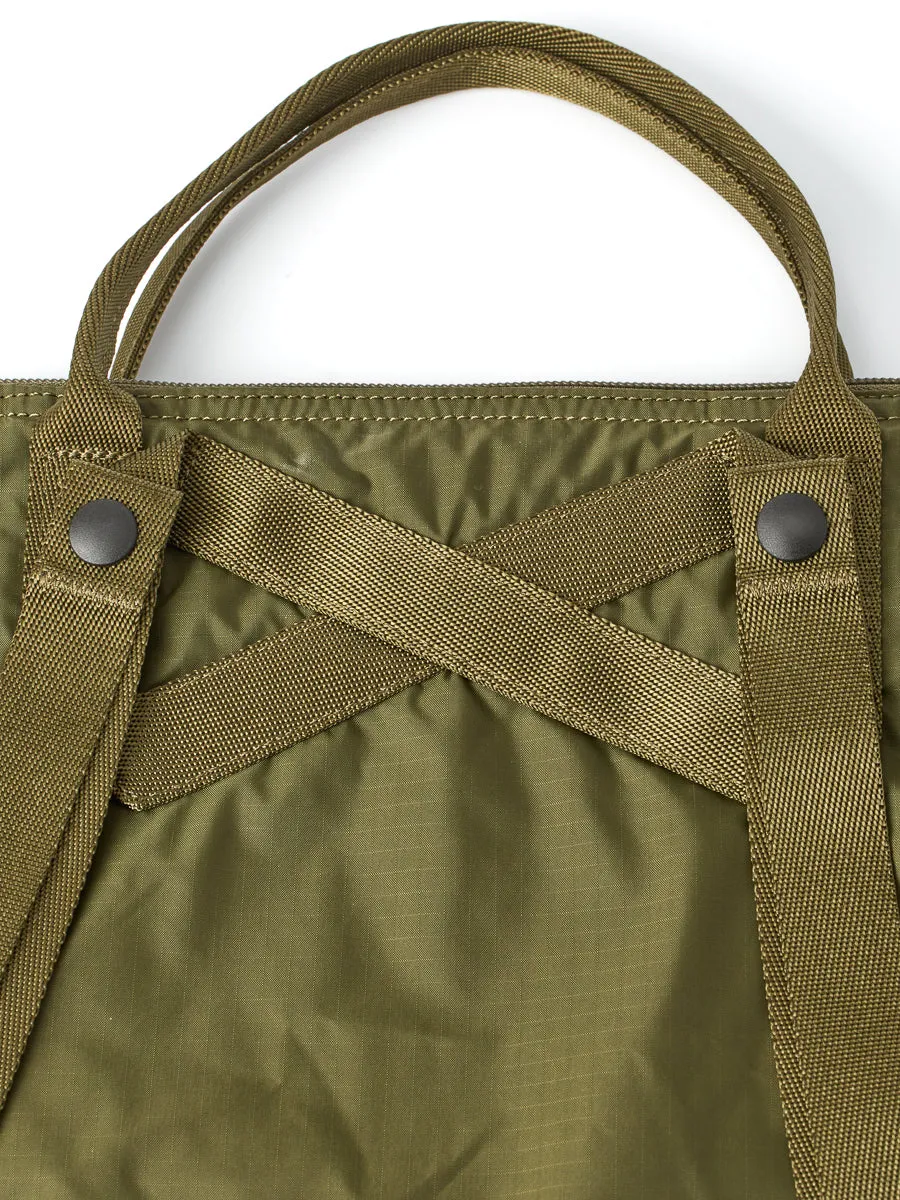 Porter-Yoshida & Co Flex 2-Way Tote Bag Olive