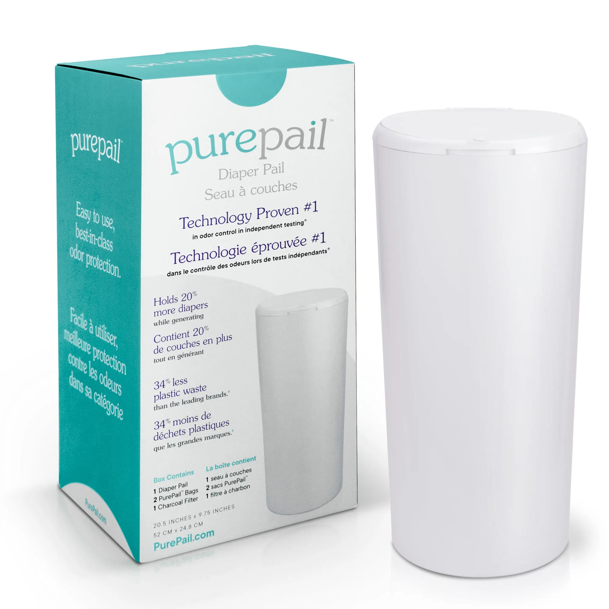 PurePail Classic Nappy Bin