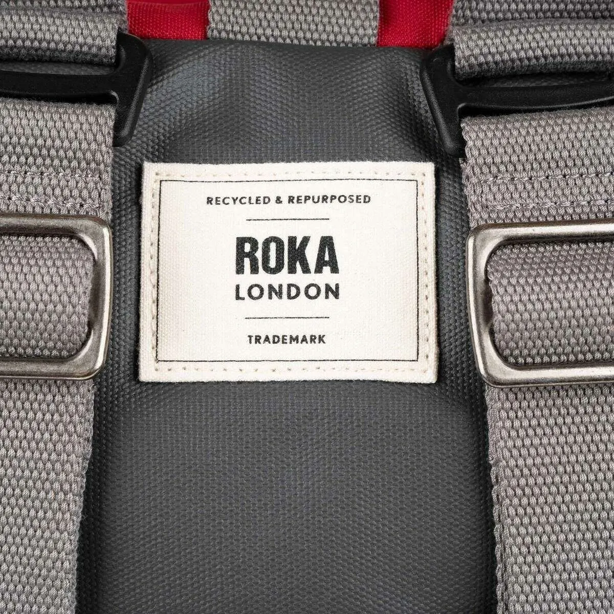 Roka Heathrow Large Recycled Canvas Duffle Bag - Mars Red