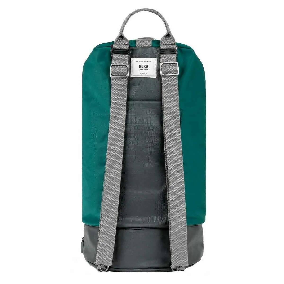 Roka Heathrow Large Recycled Canvas Duffle Bag - Teal