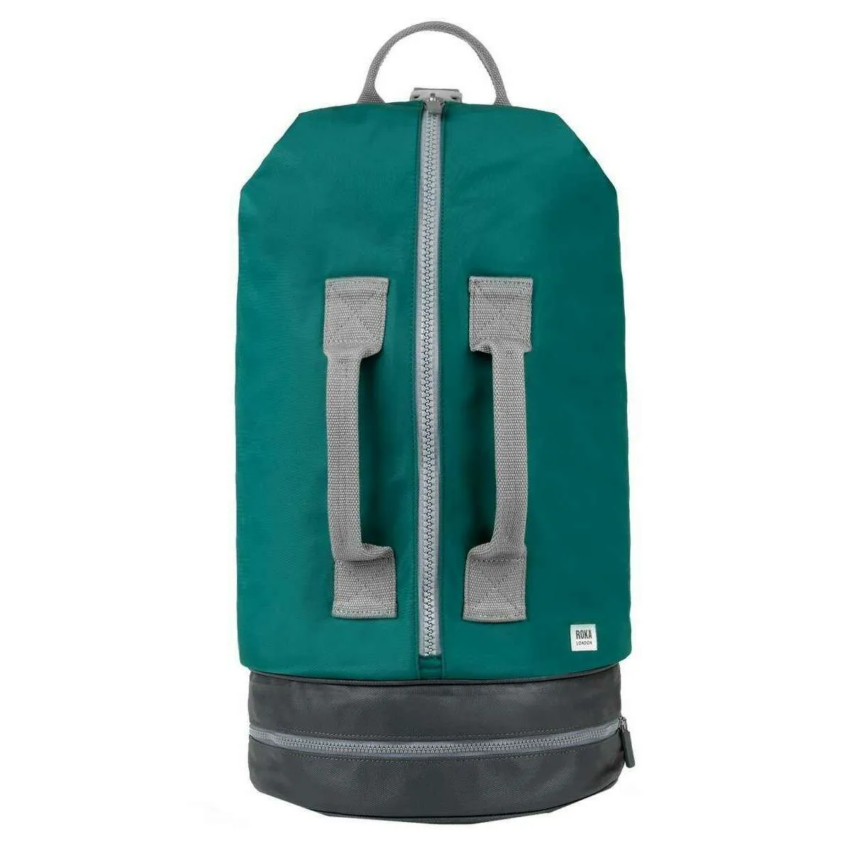 Roka Heathrow Large Recycled Canvas Duffle Bag - Teal