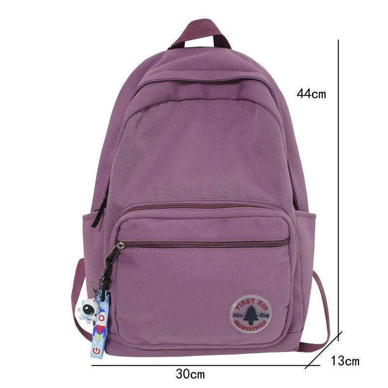 Sohiwoo Casual Nylon College Backpack