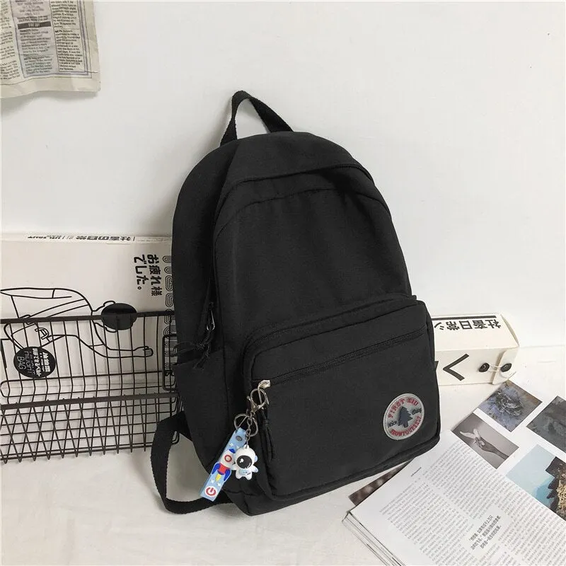 Sohiwoo Casual Nylon College Backpack