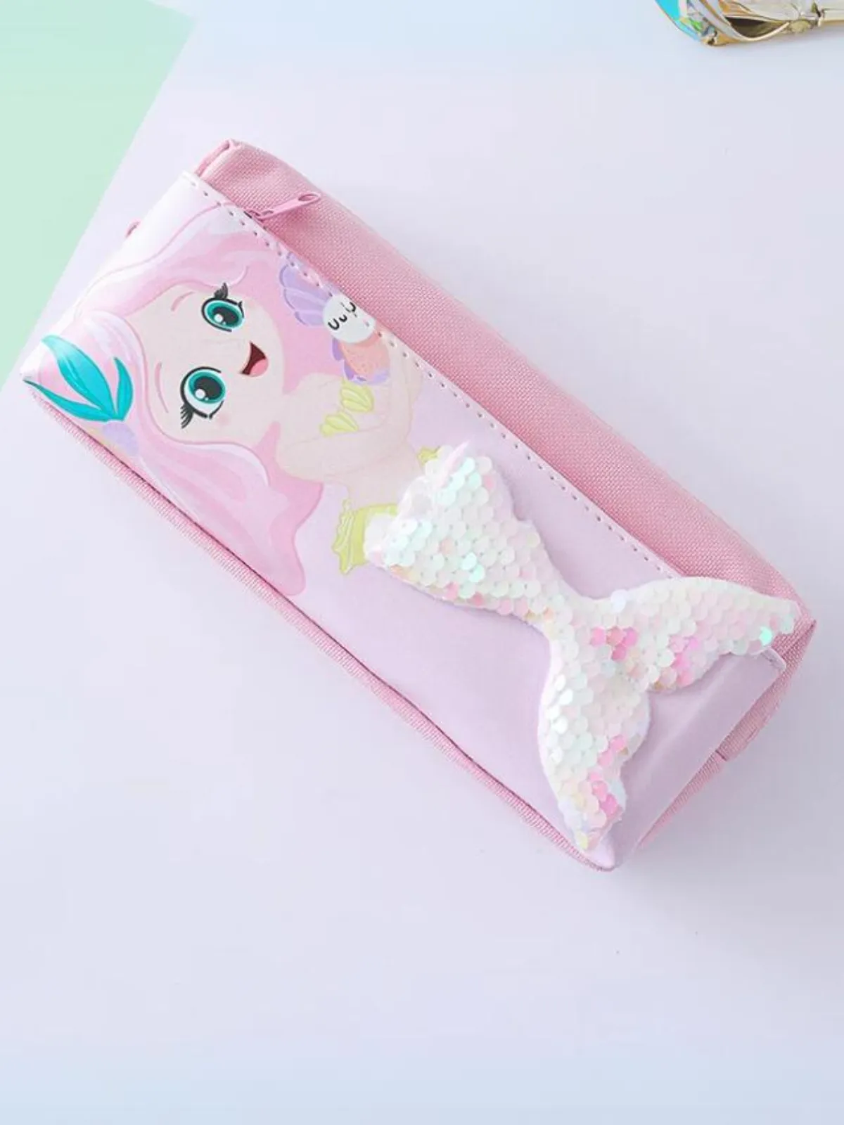 Sparkling Mermaid Pencil Case - Cute and Colorful Organizer