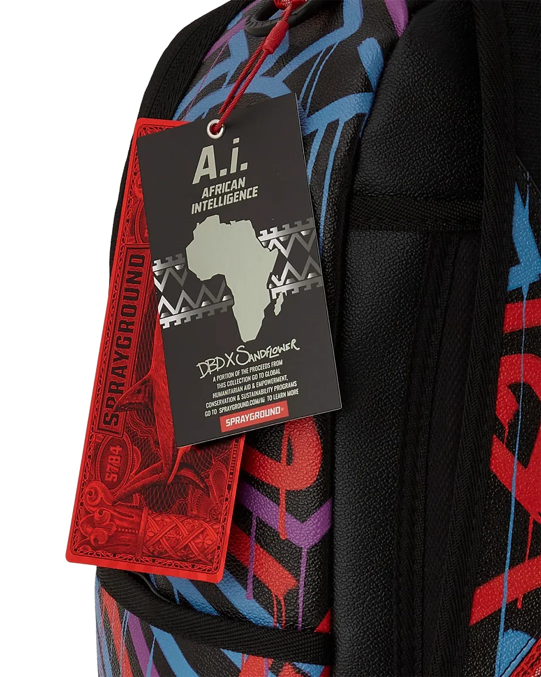 Sprayground Ai Tribal Pattern DLXSV Backpack B5924