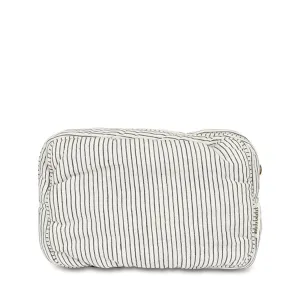 Studio Feder Toiletry Bag – Black Pin Stripe