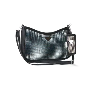 Stylish and Functional Rhinestone Crossbody Purse With Card Holder For Women