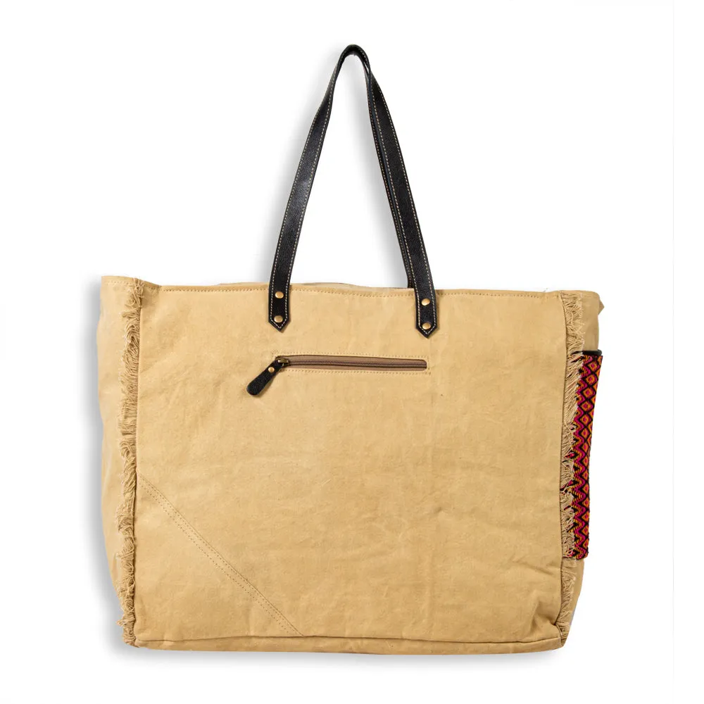 Sundown River Vintage Weekender Bag