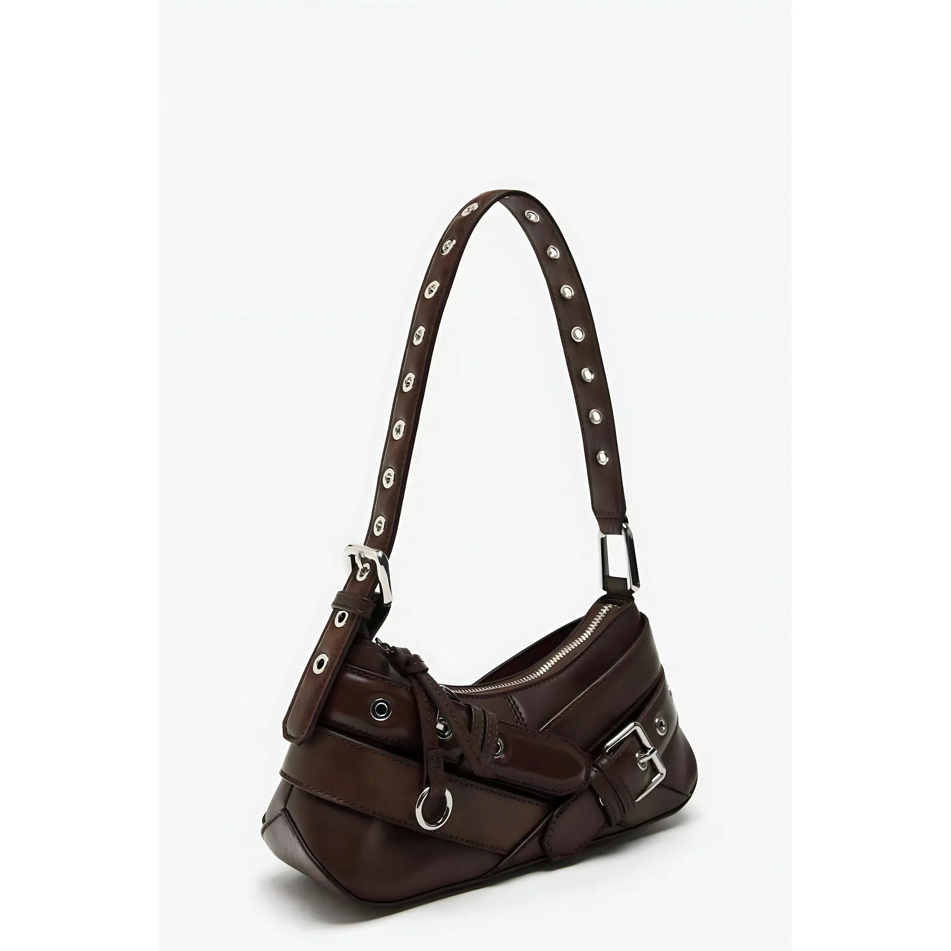 The Camella Leather Shoulder Bag - Multiple Colors