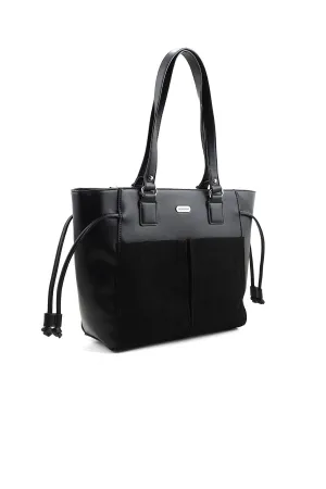 Trapeze Shoulder Bags B15018-Black