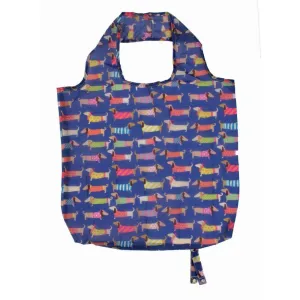 Ulster Weavers Reusable Roll-Up Bag - Sausage Dog (Polyester, Multicolour)