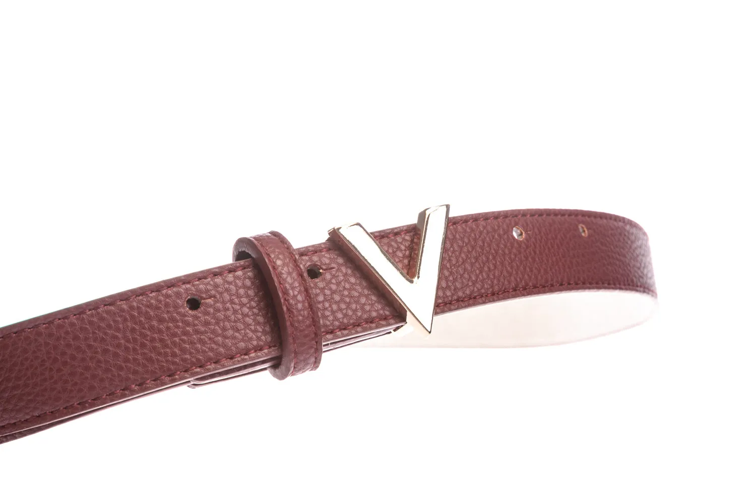 Valentino Bags Forever Belt in Bordeaux