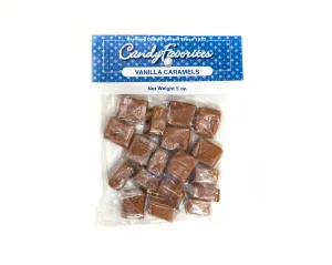 Vanilla Caramels 5 Ounce Peg Bags