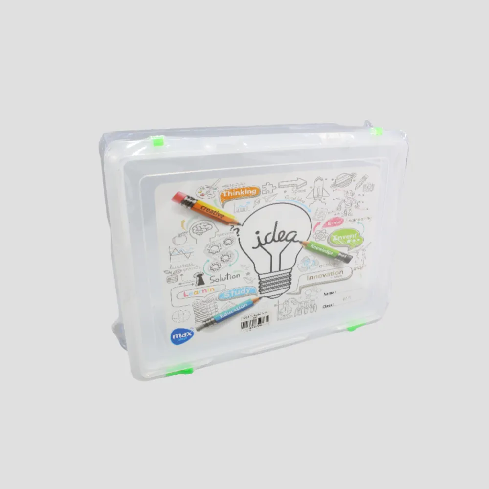 White Transparent Lunch Box