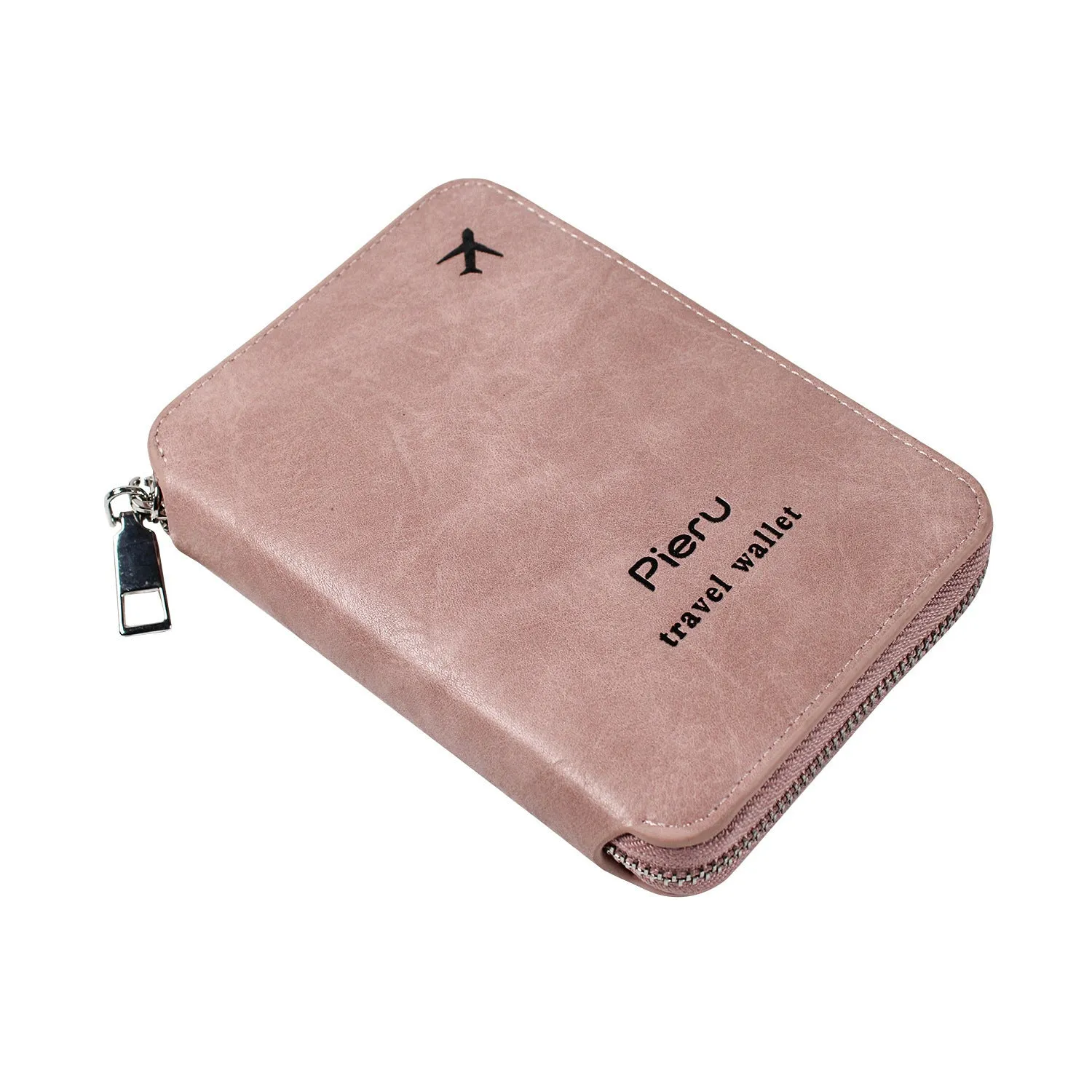 Zipper Passport Holder Multi-functional RFID Anti-theft Swiping Outbound Travel Storage Bag